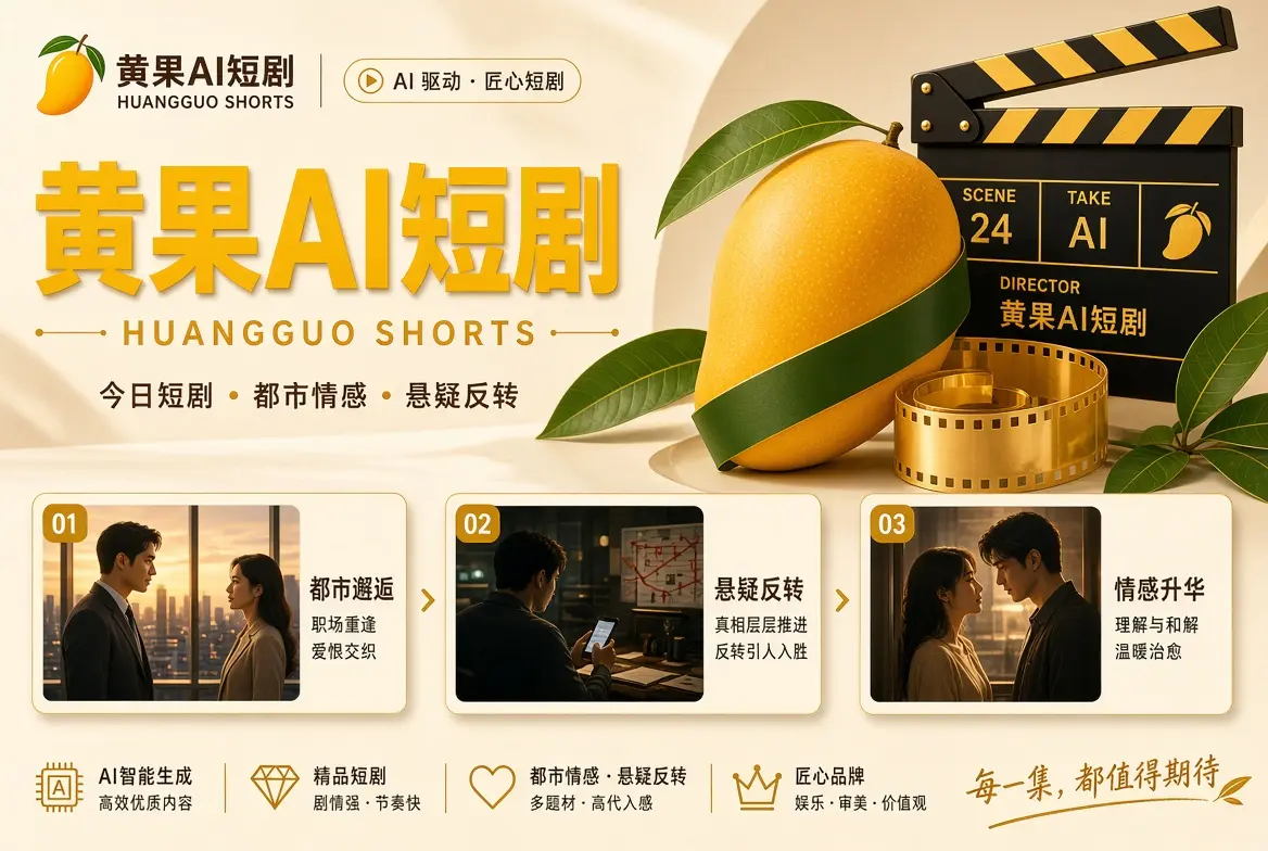 黄果AI短剧首页封面